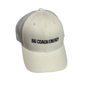 The Classics Yupoong Big Coach Energy Trucker Hat White Mesh Adjustable Snapback